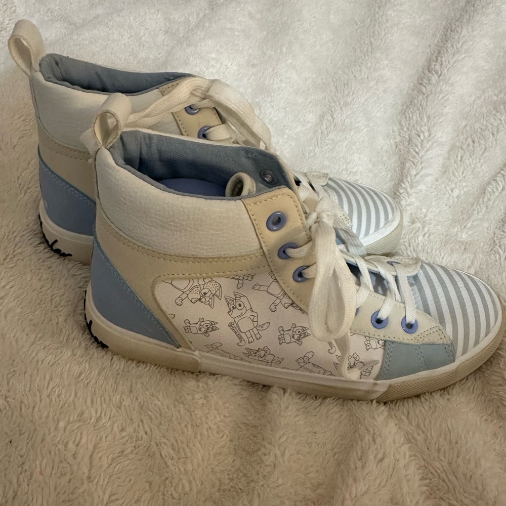Stylish Adult High-Top Sneakers - Bluey